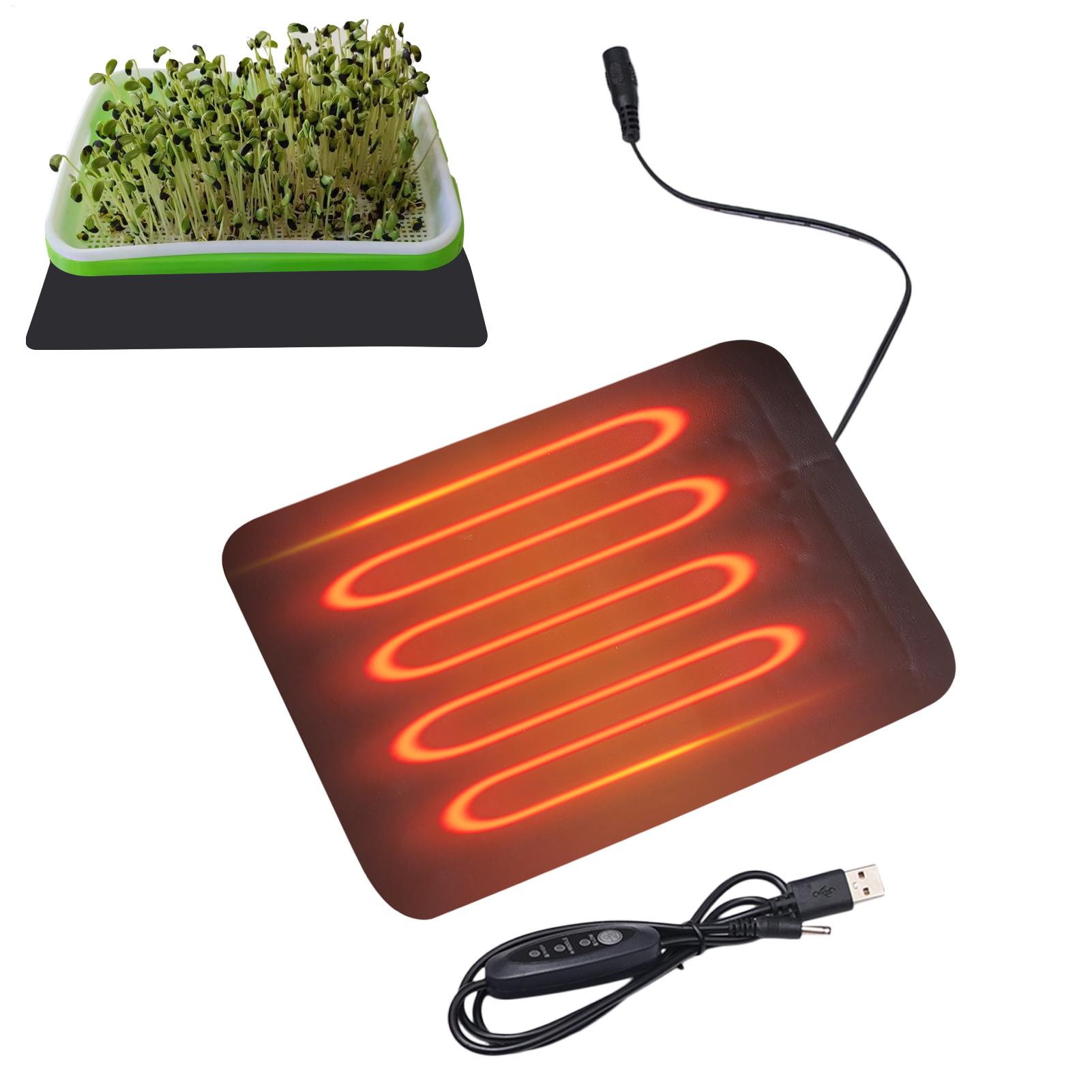 Seedling Heat Mat - 8.5W USB Seedling Heat Mats 3